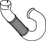 Труба выхлопного газа DINEX 21211