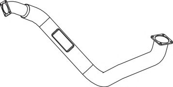 Труба выхлопного газа DINEX 64114