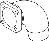 Труба выхлопного газа DINEX 64259