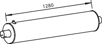 Средний / конечный глушитель ОГ ZARA 771