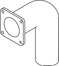 Труба выхлопного газа DINEX 70188