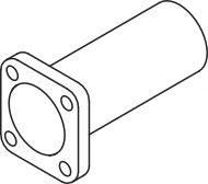 Труба выхлопного газа DINEX 70225