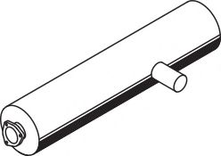 Средний / конечный глушитель ОГ DINEX 80314