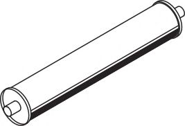 Средний / конечный глушитель ОГ DINEX 50361