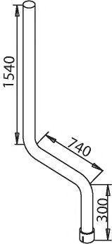 Труба выхлопного газа ZARA 9152