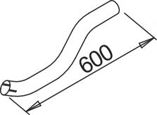 Труба выхлопного газа ZARA 9334