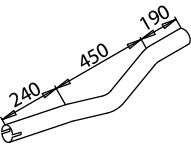 Труба выхлопного газа IMASAF 4213
