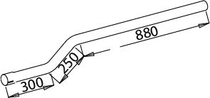 Труба выхлопного газа DINEX 51605
