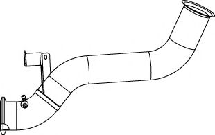 Труба выхлопного газа DINEX 48164
