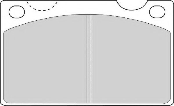 Комплект тормозных колодок, дисковый тормоз NECTO 20153