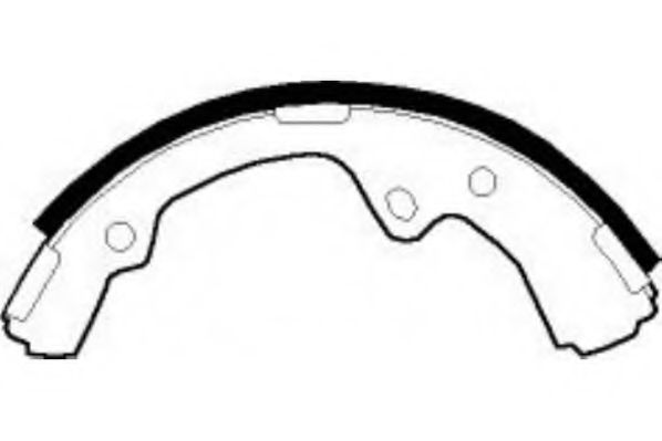 Комплект тормозных колодок NECTO N1566