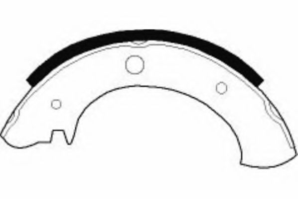 Комплект тормозных колодок NECTO N1407