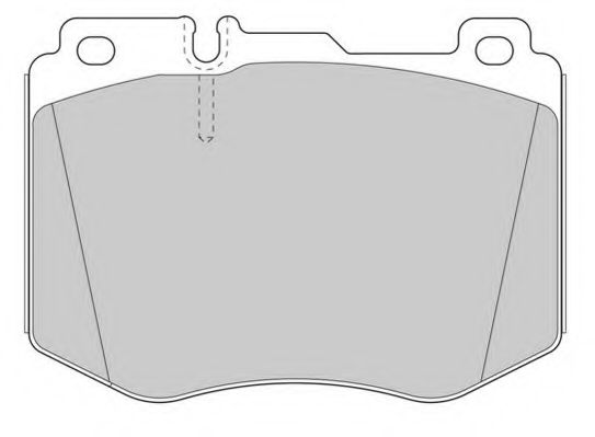 Комплект тормозных колодок, дисковый тормоз NECTO FD7605A