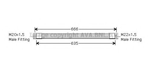 масляный радиатор, двигательное масло AVA QUALITY COOLING AU3190