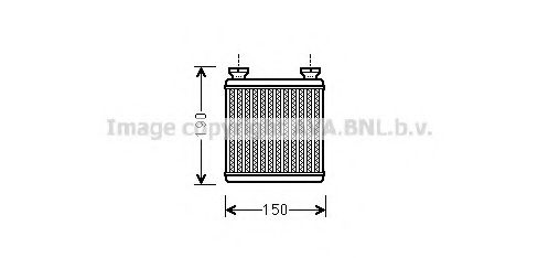 Теплообменник, отопление салона AVA QUALITY COOLING MC6014