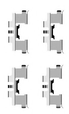 Комплектующие, колодки дискового тормоза MGA A255
