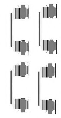 Комплектующие, колодки дискового тормоза MGA A289