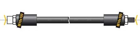 Тормозной шланг MGA F4258