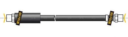 Тормозной шланг MGA F4259