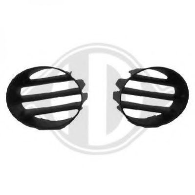 Облицовка, противотуманная фара DIEDERICHS 2600065