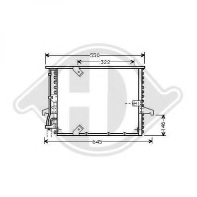 Конденсатор, кондиционер DIEDERICHS 8121306