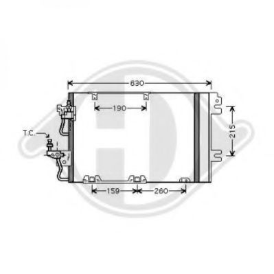 Конденсатор, кондиционер DIEDERICHS 8180601