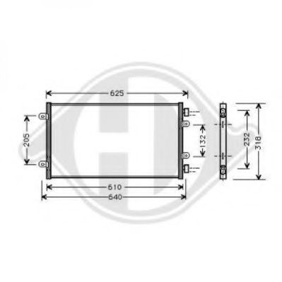 Конденсатор, кондиционер DIEDERICHS 8345300