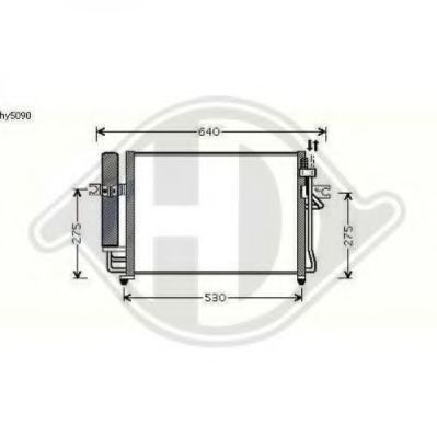 Конденсатор, кондиционер DIEDERICHS 8680502