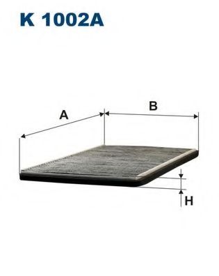 Фильтр, воздух во внутренном пространстве FILTRON K1002A