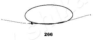 Трос, стояночная тормозная система ASHIKA 131-02-266