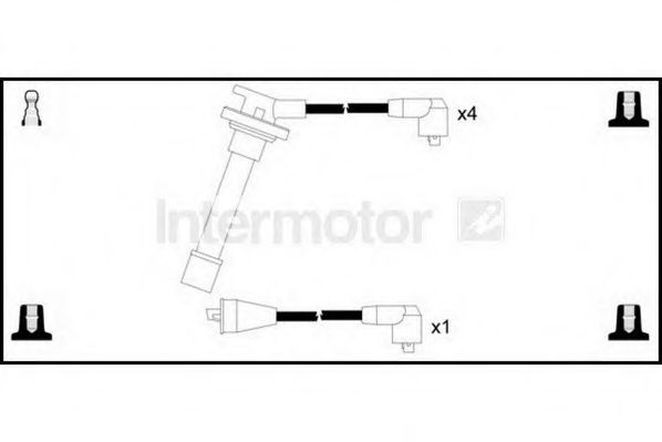 Комплект проводов зажигания STANDARD 76189
