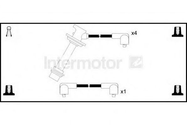 Комплект проводов зажигания STANDARD 73432