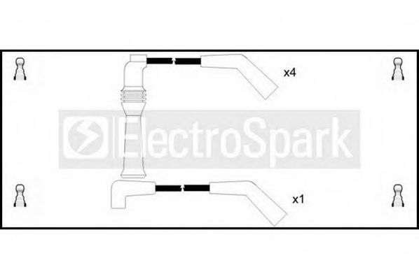 Комплект проводов зажигания STANDARD OEK127
