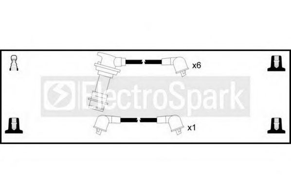 Комплект проводов зажигания STANDARD OEK484