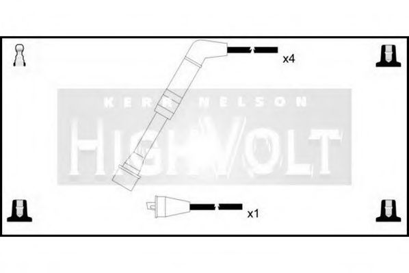 Комплект проводов зажигания STANDARD OEF159
