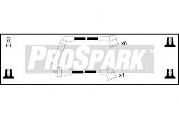 Комплект проводов зажигания INTERMOTOR 76133