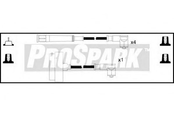 Комплект проводов зажигания STANDARD OES1192