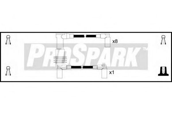 Комплект проводов зажигания INTERMOTOR 76242