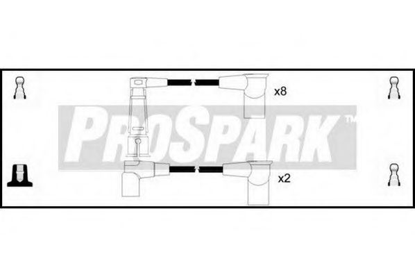 Комплект проводов зажигания INTERMOTOR 76263