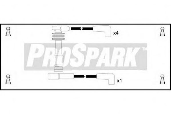 Комплект проводов зажигания STANDARD OES604