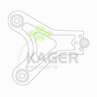 Рычаг независимой подвески колеса, подвеска колеса KAGER 87-0984