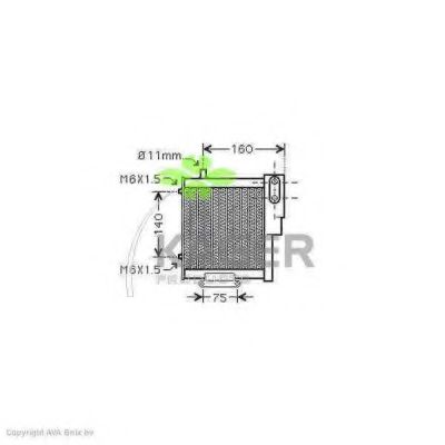 масляный радиатор, двигательное масло KAGER 31-3713