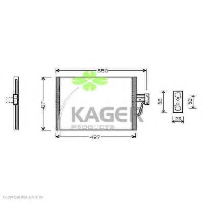 Конденсатор, кондиционер KAGER 94-5049