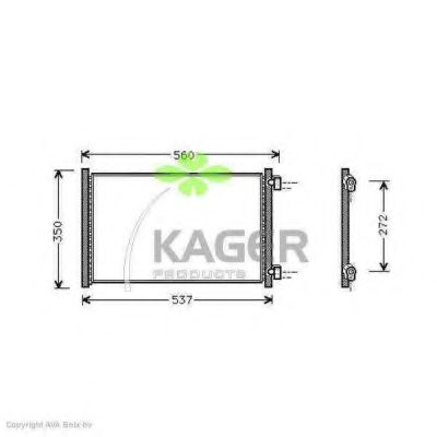 Конденсатор, кондиционер KAGER 94-5143