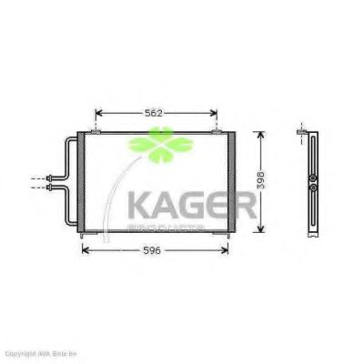 Конденсатор, кондиционер KAGER 94-5319