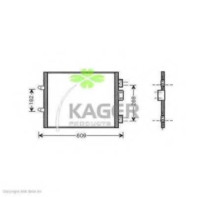 Конденсатор, кондиционер KAGER 94-5328