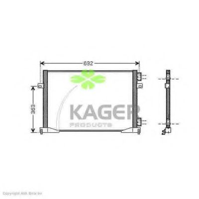 Конденсатор, кондиционер KAGER 94-5330