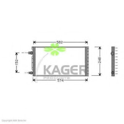 Конденсатор, кондиционер KAGER 94-5363