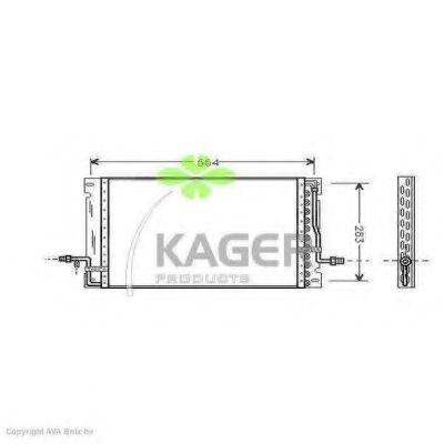 Конденсатор, кондиционер KAGER 94-5376
