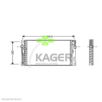 Конденсатор, кондиционер KAGER 94-5377